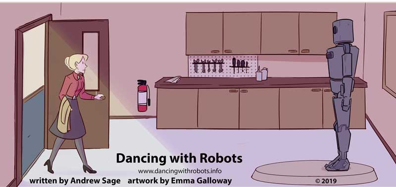 Sarah discovers DART for the first time in Dancing with Robots